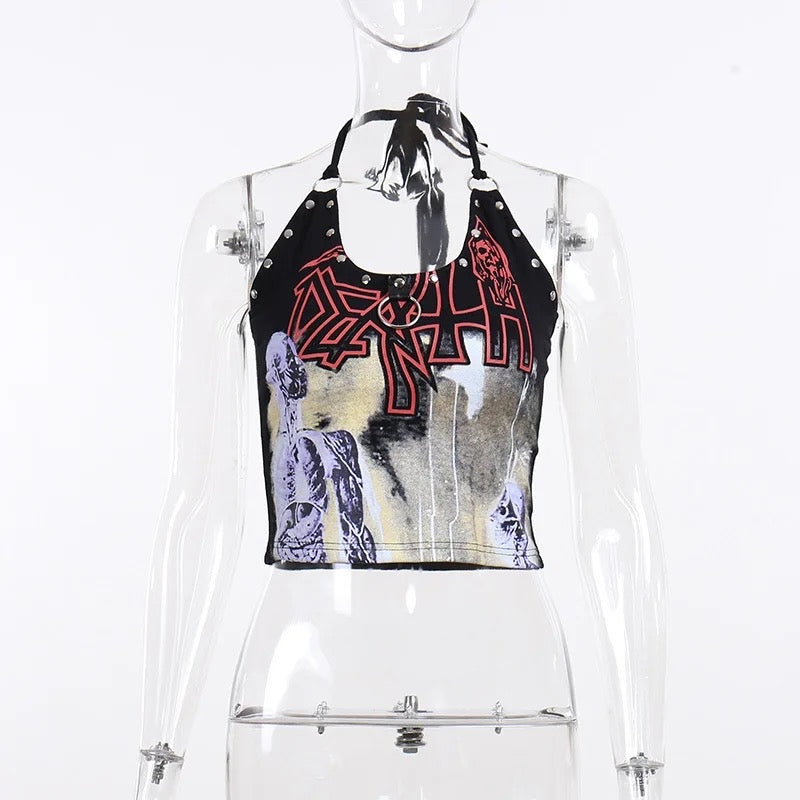Gothic Death Crop Top