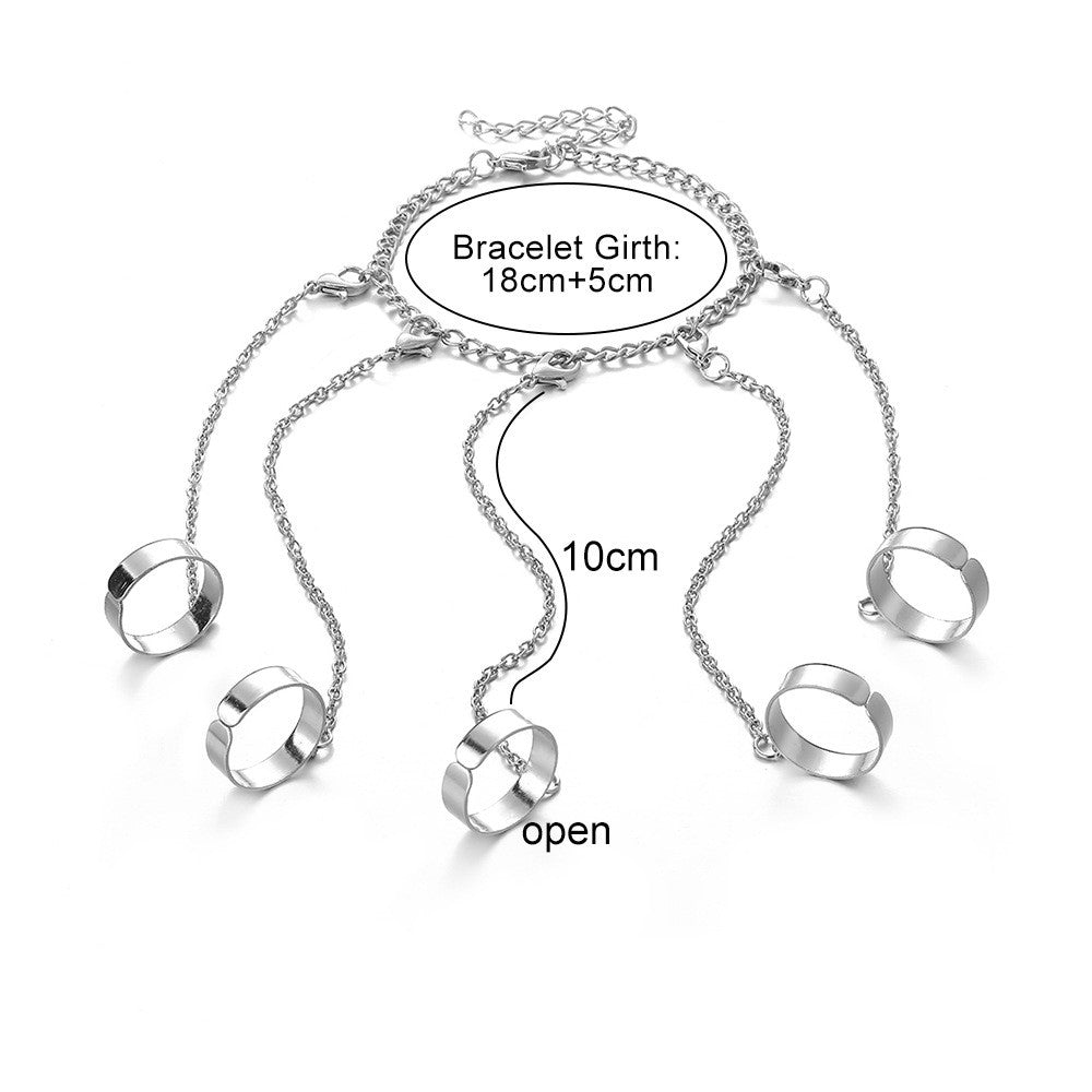 Five Finger Chain Bracelet