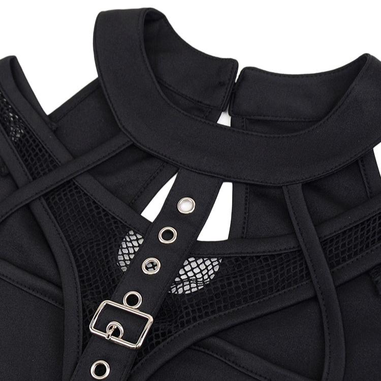 Gothic Bondage Crop Top