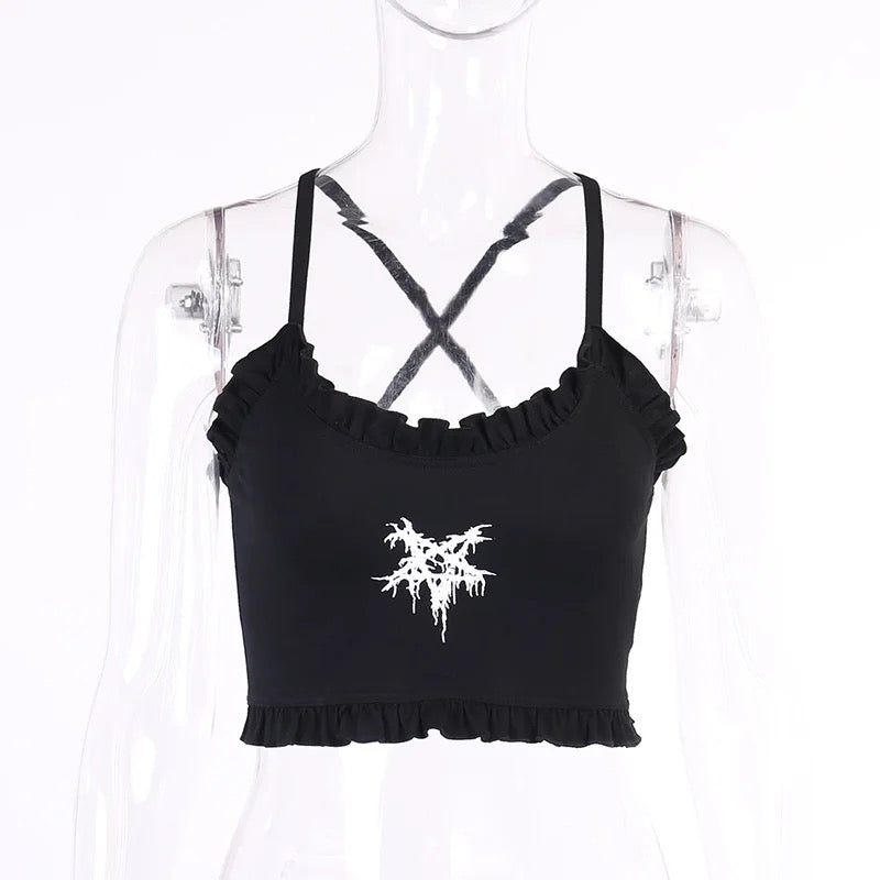 Slutty Satanic Crop Top