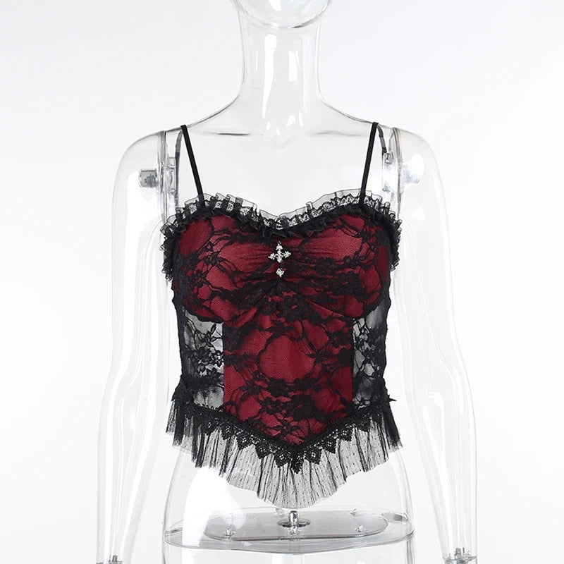 Blood Cross Crop Top