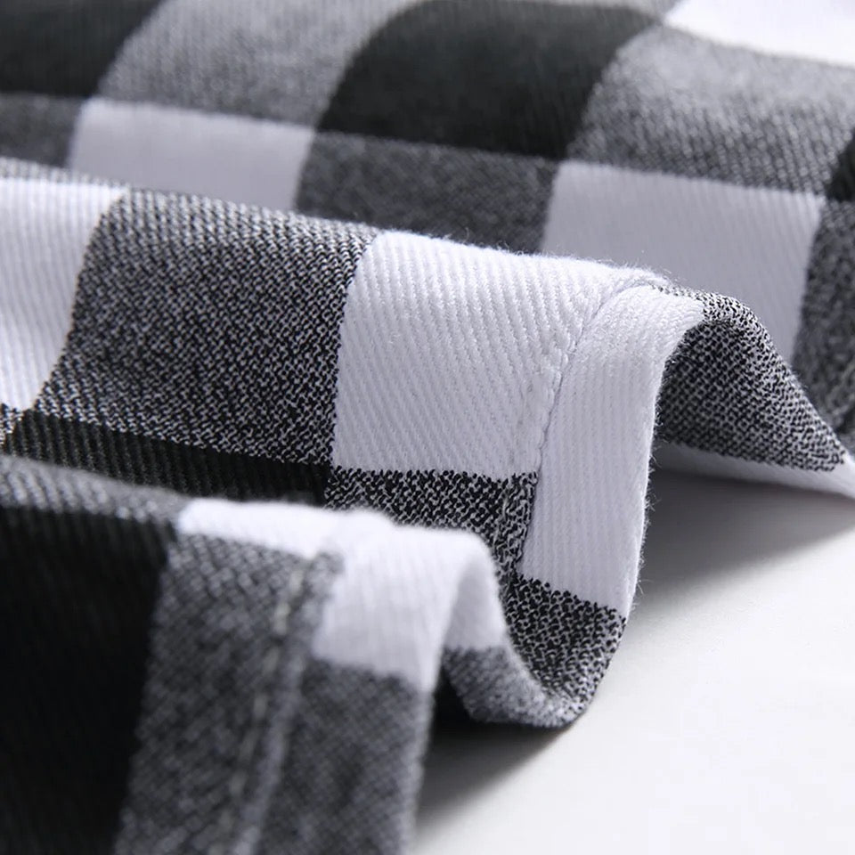 Plaid Check Trousers