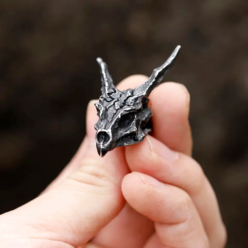 Stainless Steel Guardian Dragon Necklace