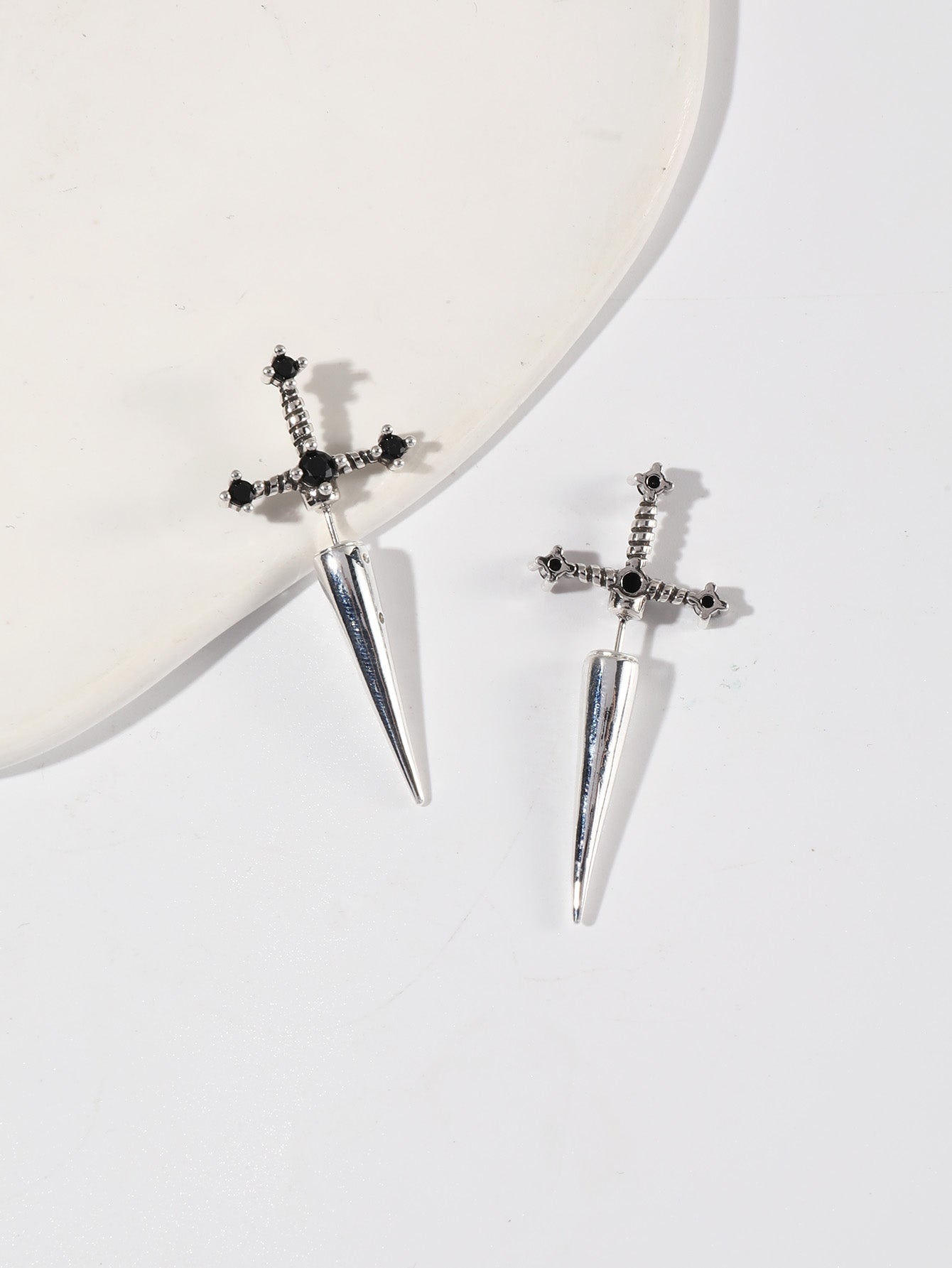 Screwback Sword Earrings