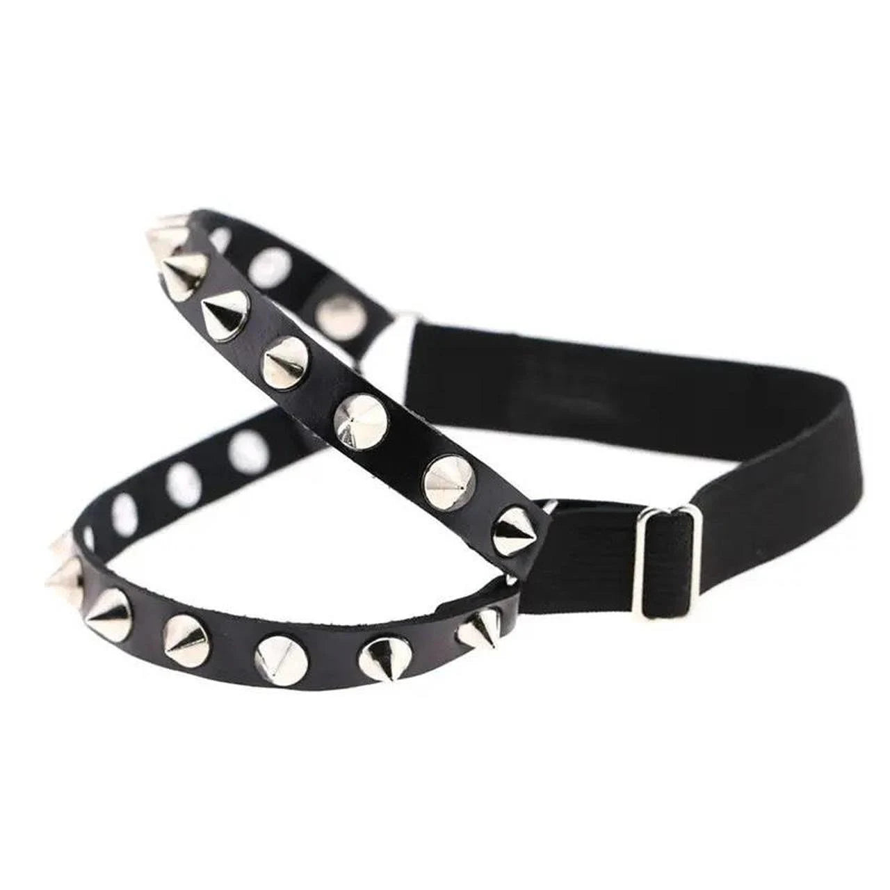 Studded Leg Ring Harness