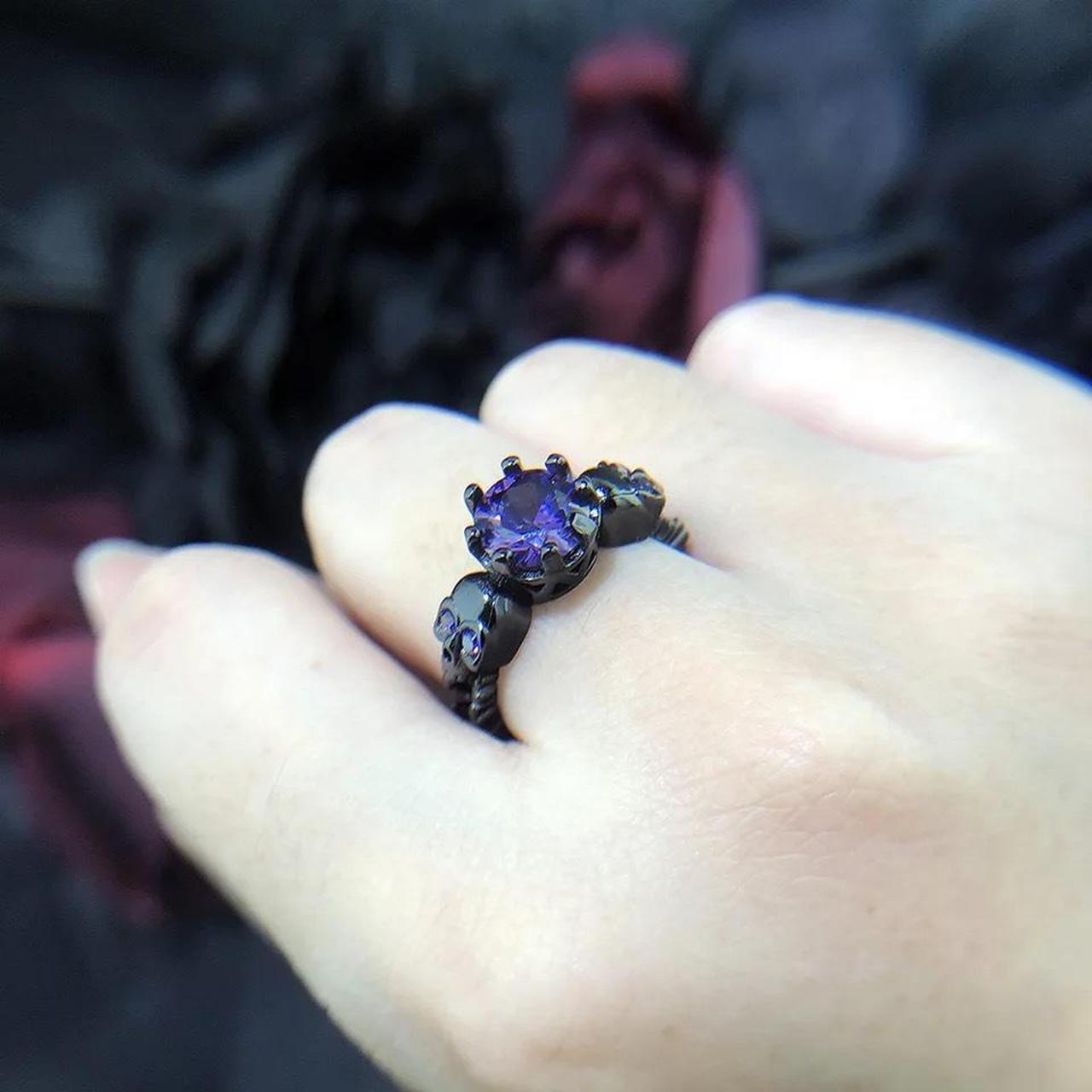 Retro Punk Skull Gothic Ring