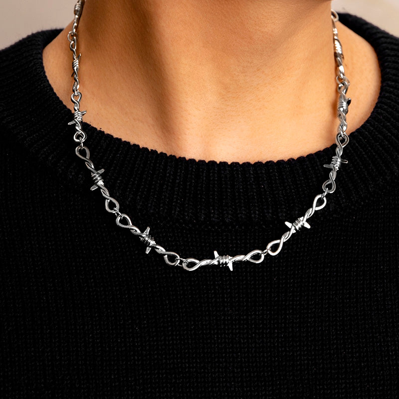 Barbed Wire Necklace