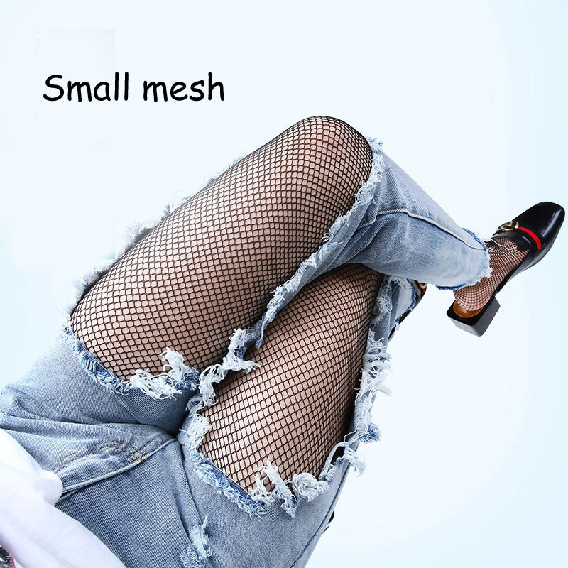 High Waist Fishnet Tights