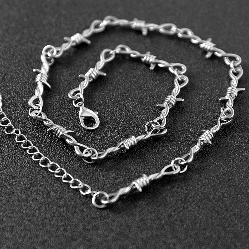 Barbed Wire Necklace