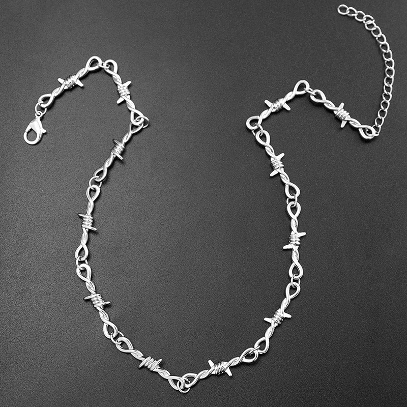 Barbed Wire Necklace