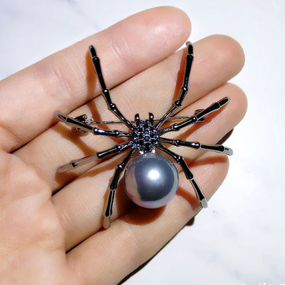 Exaggerated Spider Brooch