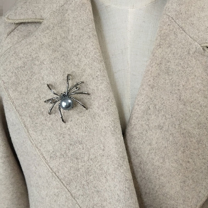 Exaggerated Spider Brooch