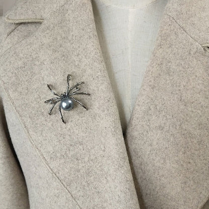 Exaggerated Spider Brooch