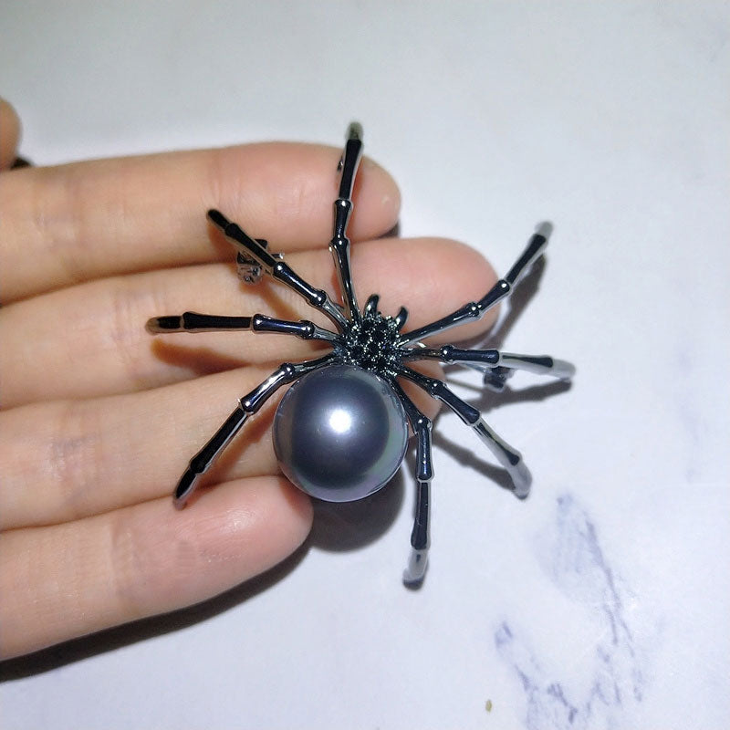 Exaggerated Spider Brooch