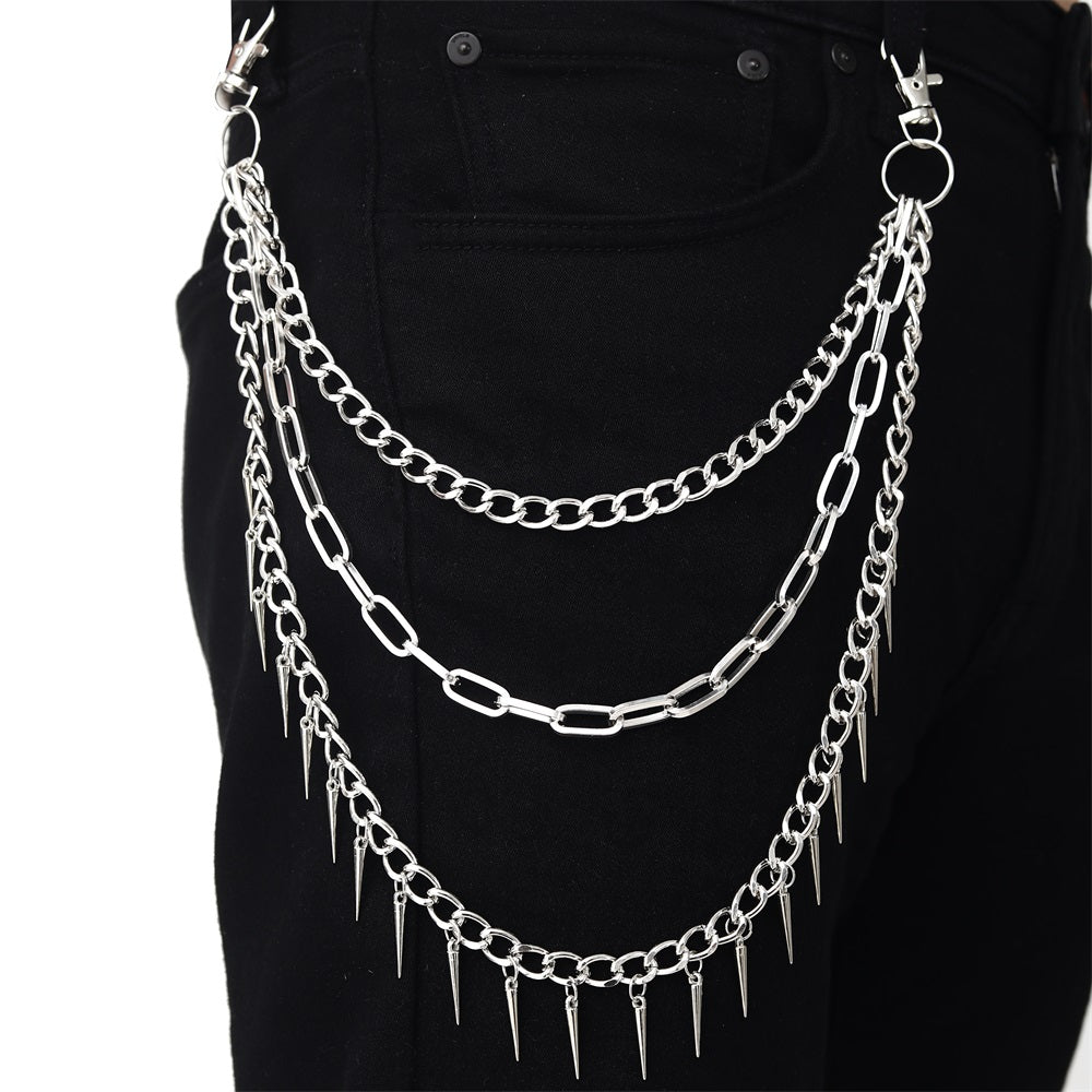 Gothic Punk Cross Alloy Women's Layered Necklaces Necklace
