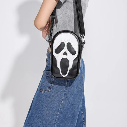 Screaming Skull Shoulder Bag