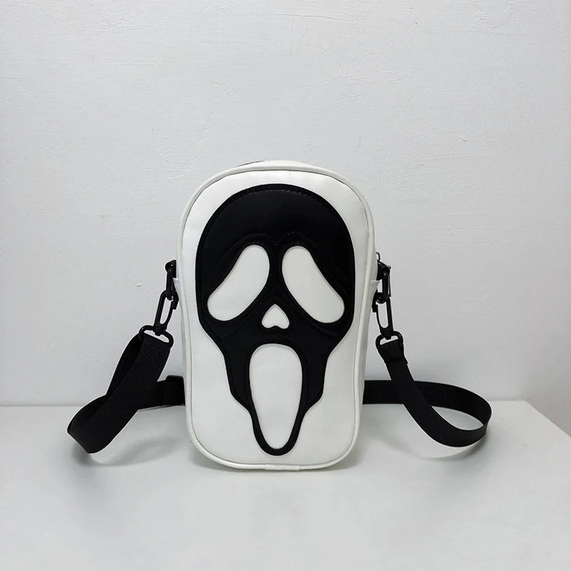 Screaming Skull Shoulder Bag