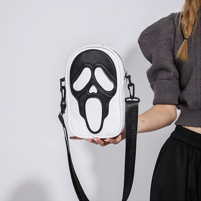 Screaming Skull Shoulder Bag