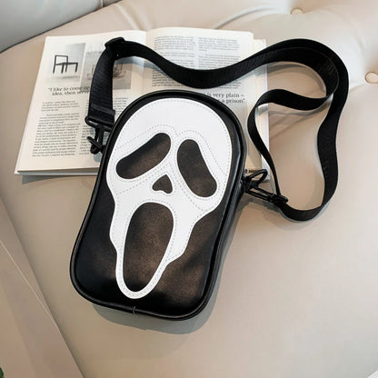 Screaming Skull Shoulder Bag