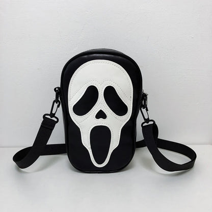 Screaming Skull Shoulder Bag