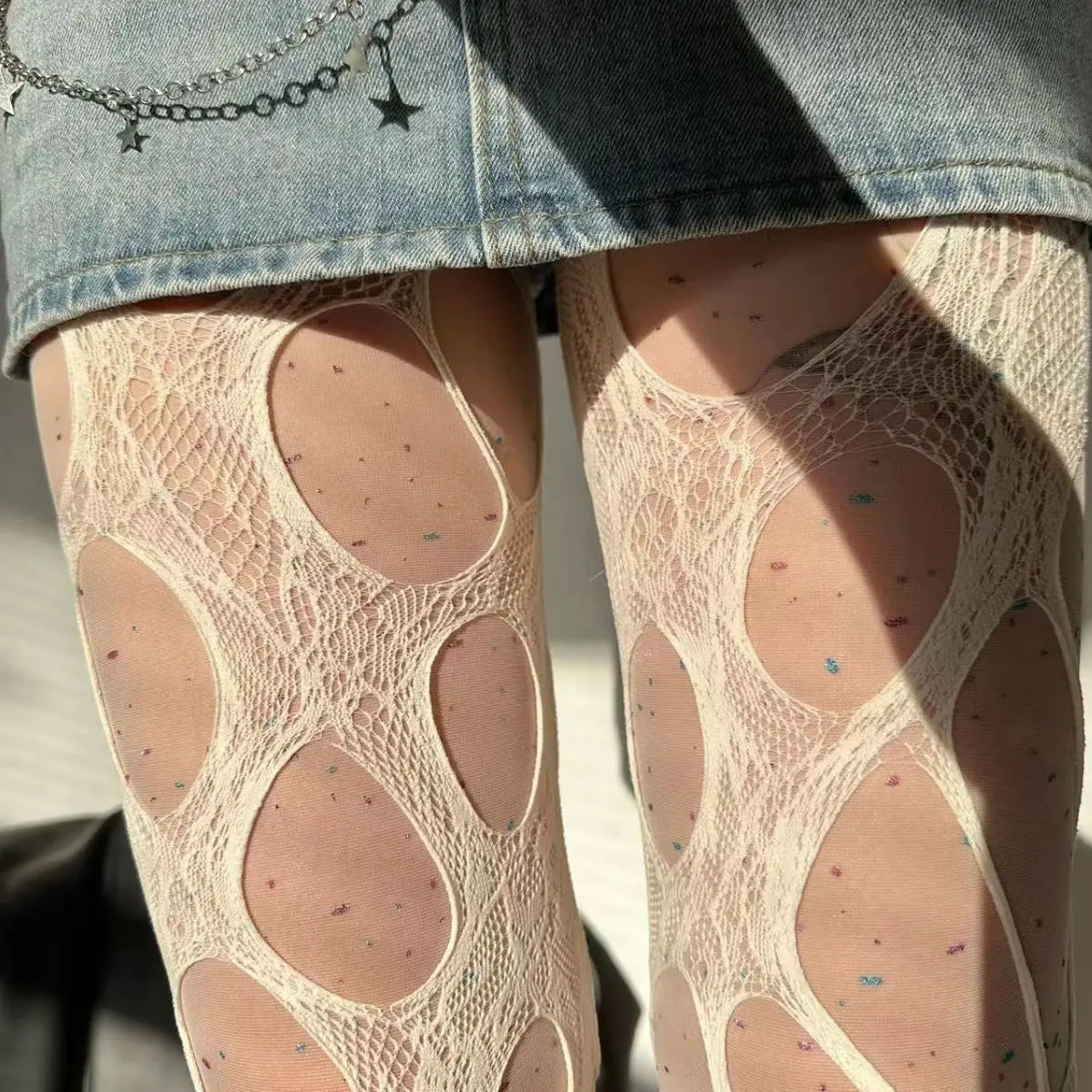 Broken Hole Tights