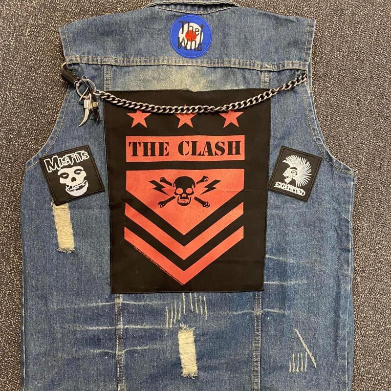 Custom Battle Jacket - The Clash - With Back Chain