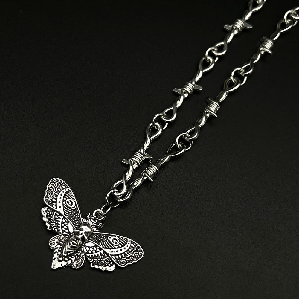 Undead Moth Necklace