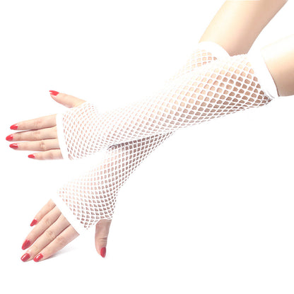 Fingerless Fishnet Gloves